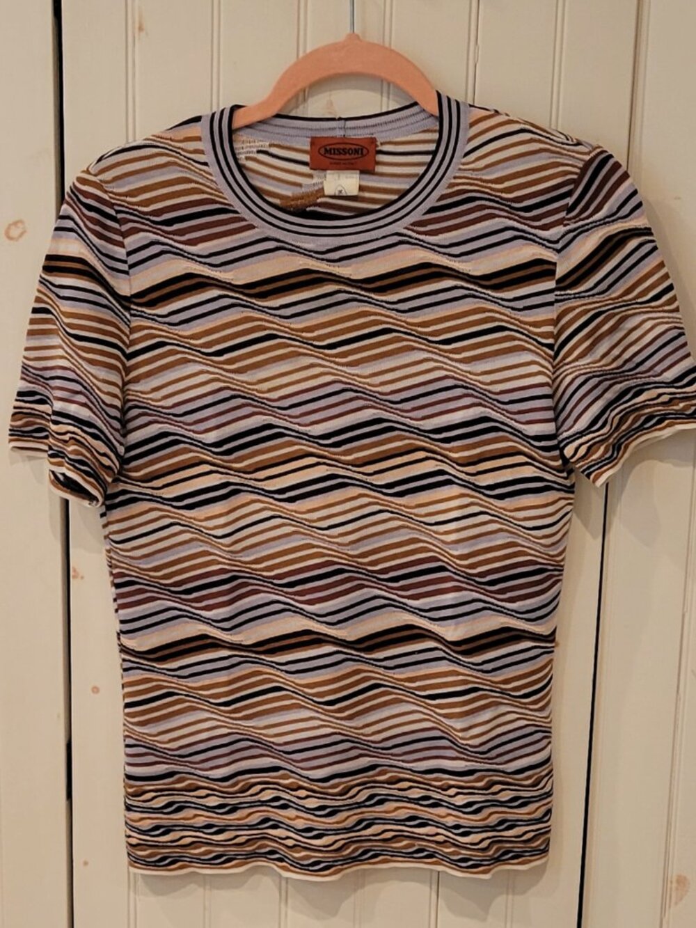 Short Sleeved Missoni Lightweight Sweater